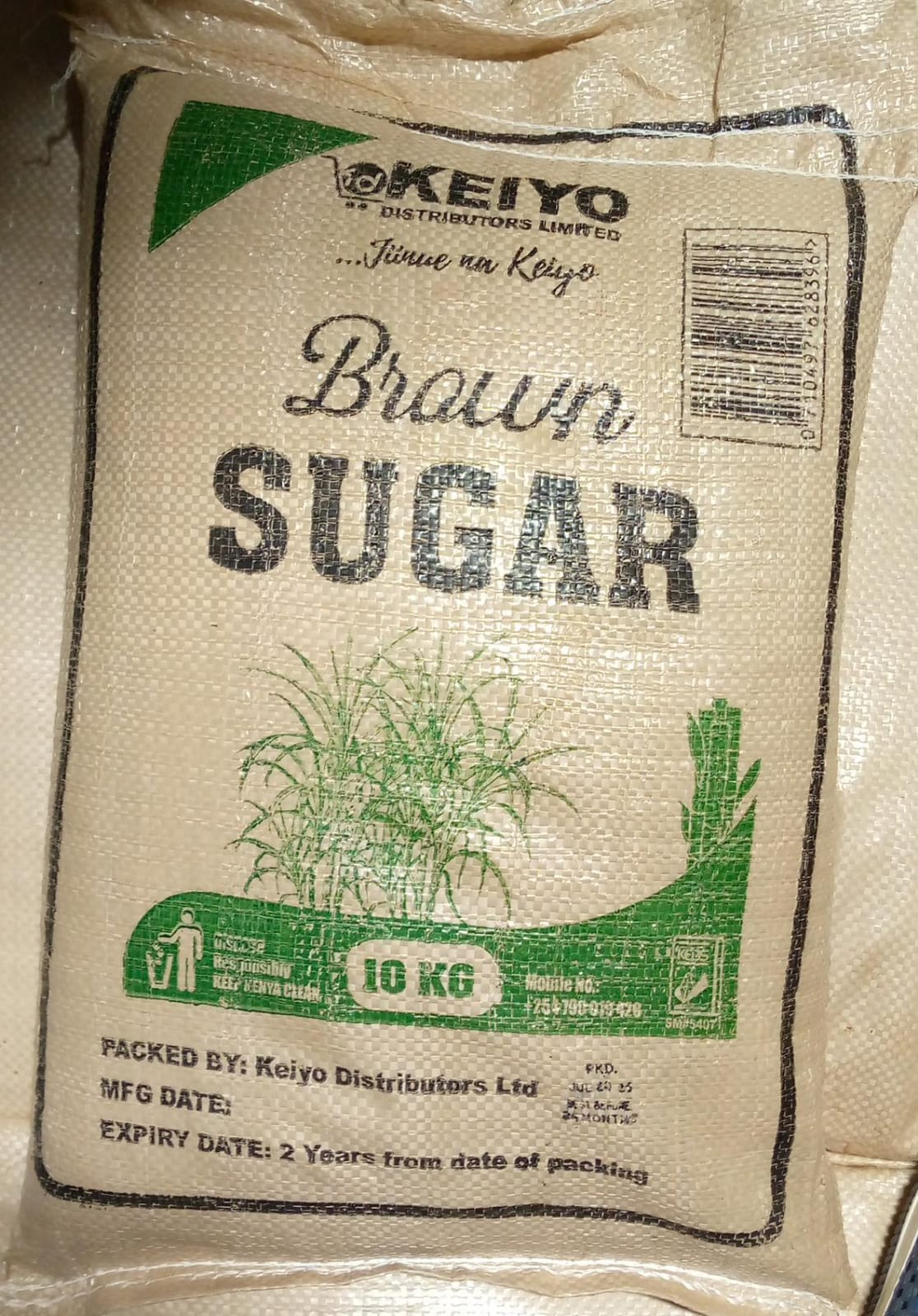 Keiyo Brown Sugar 10Kg