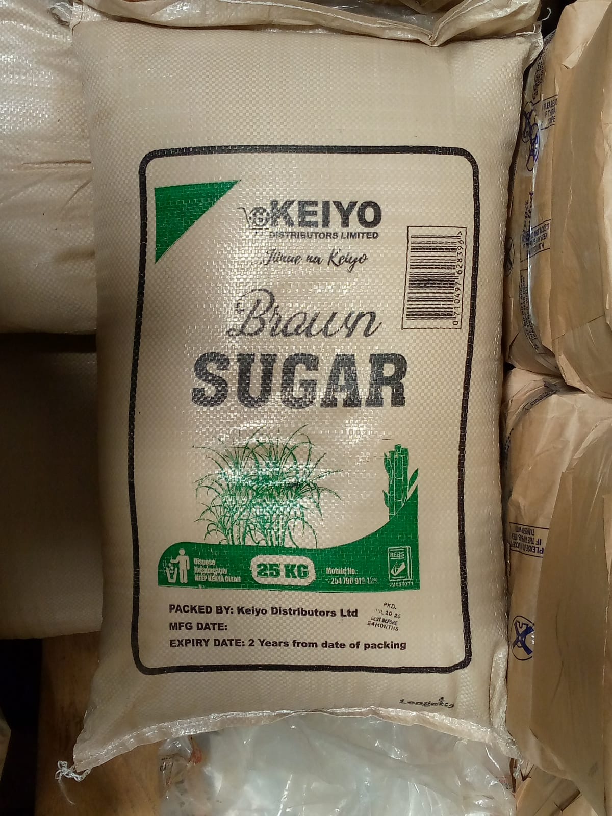 Keiyo Brown Sugar 25Kg