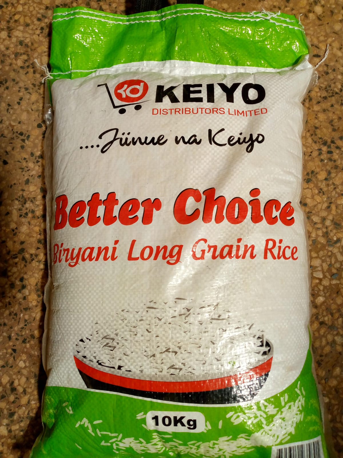 Keiyo Better Choice Biryani Long Grain Rice 10Kg